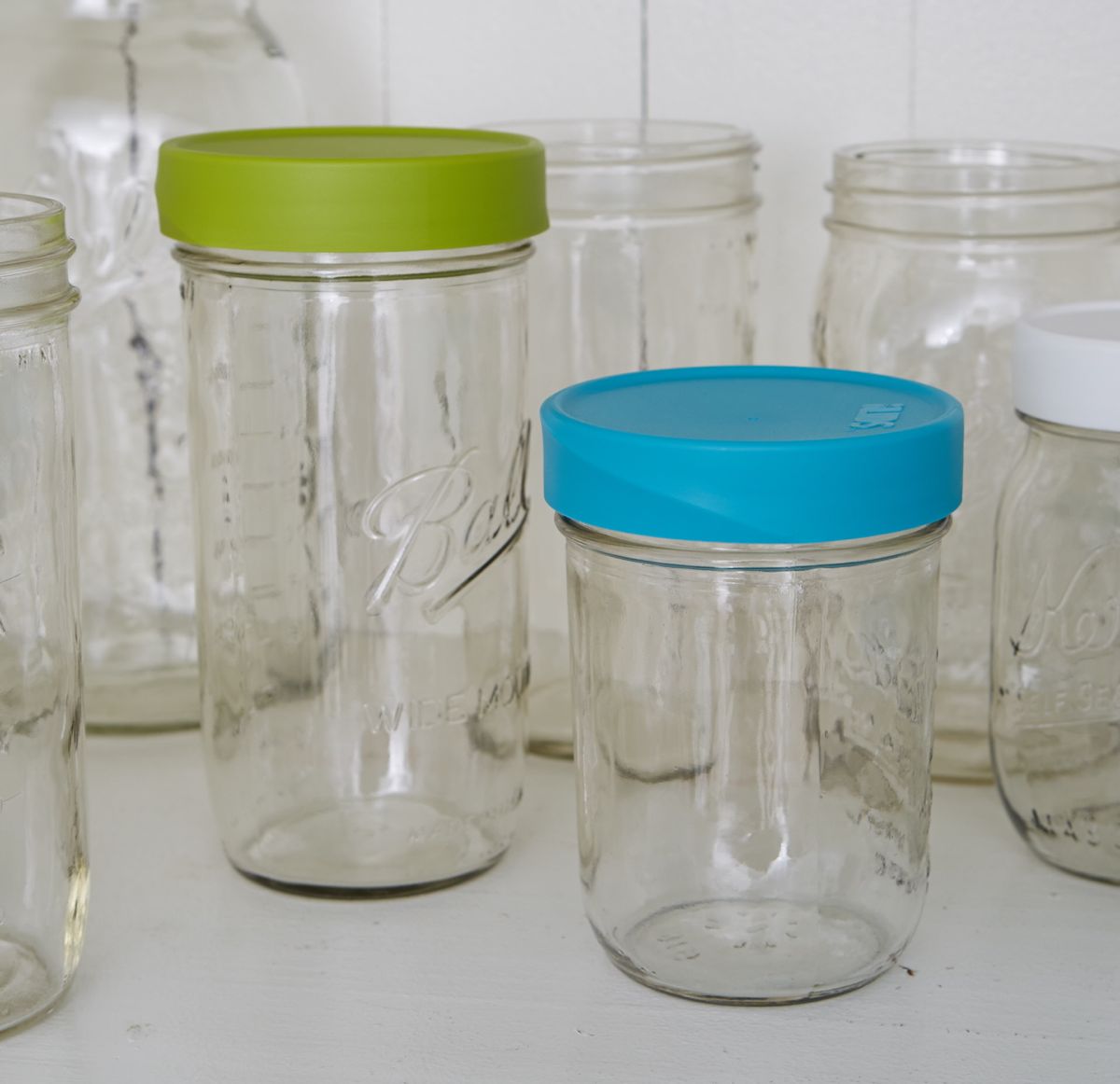 Blue Mason Jar Drinking Glasses With Lids Glasses With Lids 
